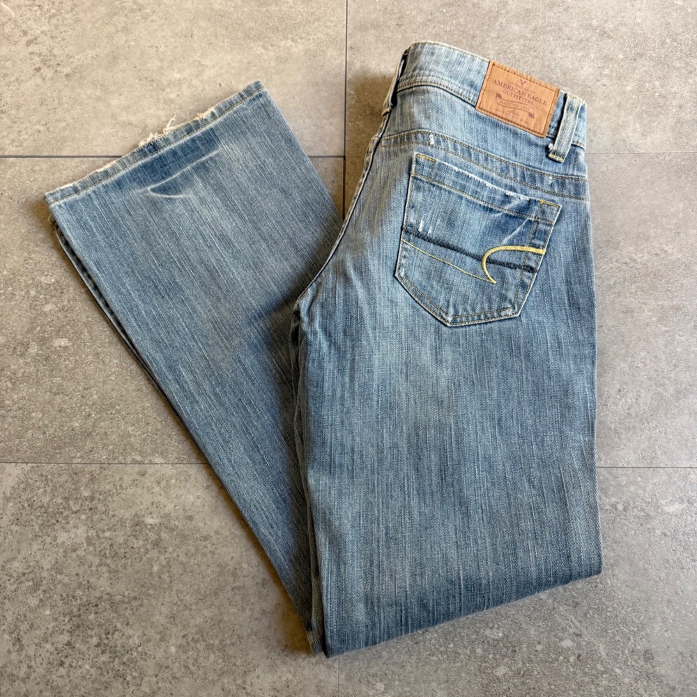 Y2K American Eagle Artist Flare Jeans 4 Regular